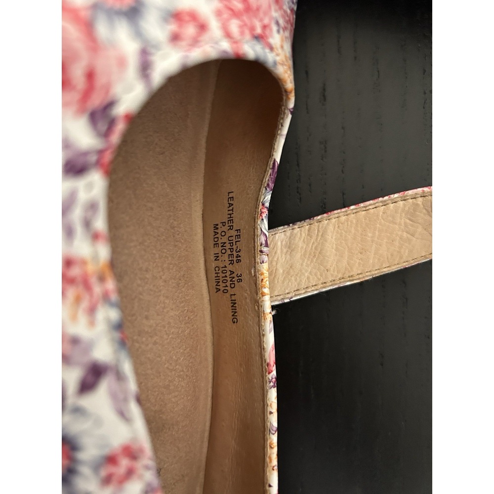 Alegria Floral Mary Jane Size 36 Nursing Shoes Comfort Leather US Women's 6 - Picture 5 of 6